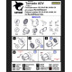 Katran 4872 1/48 Panavia Tornado Adv F3 Exhaust Nozzles Rb 199-4r Mk104 Opened For Revell/Eduard Katran 4872 1/48 Panavia Tornado Adv F3 Exhaust Nozzles Rb 199-4r Mk104 Opened For Revell/Eduard