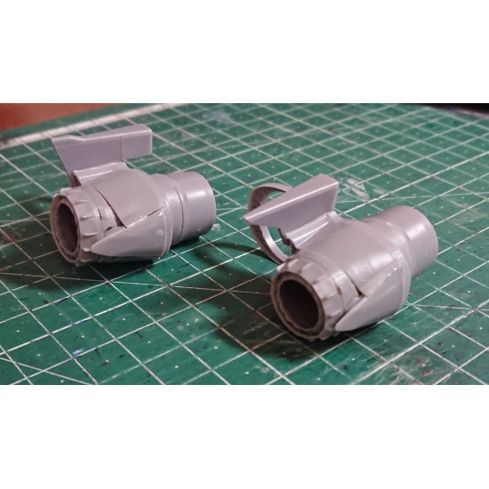 Katran 4873 1/48 Panavia Tornado Adv F3 Exhaust Nozzles Rb 199-4r Mk104 Varied For Revell/Eduard /For Dioramas/ Katran 4873 1/48 Panavia Tornado Adv F3 Exhaust Nozzles Rb 199-4r Mk104 Varied For Revell/Eduard /For Dioramas/