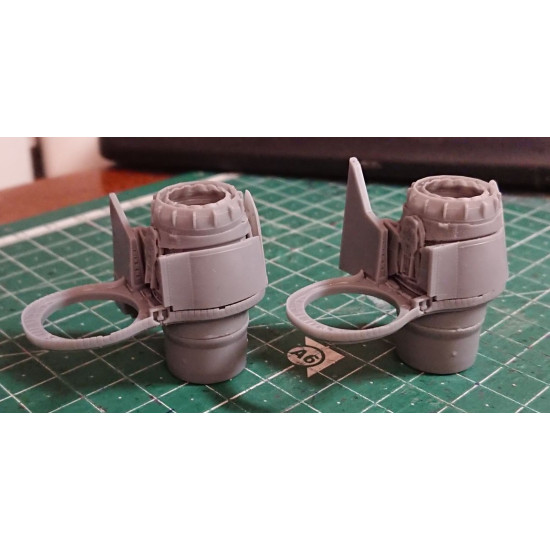 Katran 4873 1/48 Panavia Tornado Adv F3 Exhaust Nozzles Rb 199-4r Mk104 Varied For Revell/Eduard /For Dioramas/ Katran 4873 1/48 Panavia Tornado Adv F3 Exhaust Nozzles Rb 199-4r Mk104 Varied For Revell/Eduard /For Dioramas/