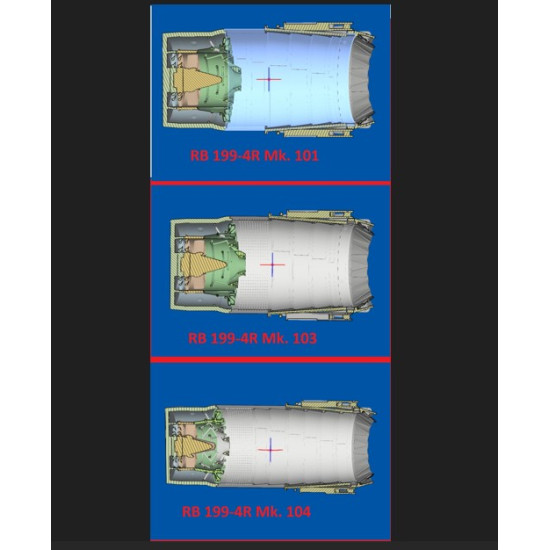 Katran 4874 1/48 Panavia Tornado Ecr/Assta 3 1 Exhaust Nozzles Rb 199-4r Mk105 Closed For Revell/Eduard Katran 4874 1/48 Panavia Tornado Ecr/Assta 3 1 Exhaust Nozzles Rb 199-4r Mk105 Closed For Revell/Eduard