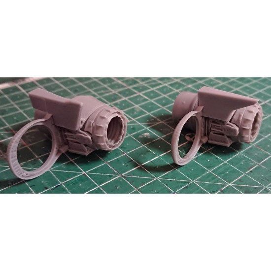 Katran 4874 1/48 Panavia Tornado Ecr/Assta 3 1 Exhaust Nozzles Rb 199-4r Mk105 Closed For Revell/Eduard Katran 4874 1/48 Panavia Tornado Ecr/Assta 3 1 Exhaust Nozzles Rb 199-4r Mk105 Closed For Revell/Eduard