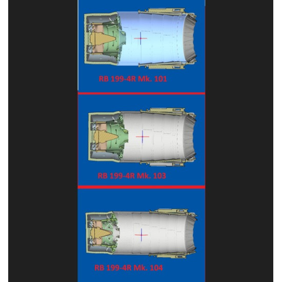 Katran 4878 1/48 Panavia Tornado Adv F 3 Of The Granby Period Exhaust Nozzles Rb 199-4r Mk106 Opened For Revell/Eduard Katran 4878 1/48 Panavia Tornado Adv F 3 Of The Granby Period Exhaust Nozzles Rb 199-4r Mk106 Opened For Revell/Eduard
