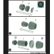 Katran 4880 1/48 F-15ex Eagle 2 Exhaust Nozzles Engine F-110-ge-129 Closed For Academy Katran 4880 1/48 F-15ex Eagle 2 Exhaust Nozzles Engine F-110-ge-129 Closed For Academy