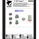 Katran 4880 1/48 F-15ex Eagle 2 Exhaust Nozzles Engine F-110-ge-129 Closed For Academy Katran 4880 1/48 F-15ex Eagle 2 Exhaust Nozzles Engine F-110-ge-129 Closed For Academy