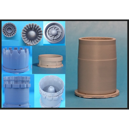 Katran 4881 1/48 F-15ex Eagle 2 Exhaust Nozzles Engine F-110-ge-129 Opened For Academy