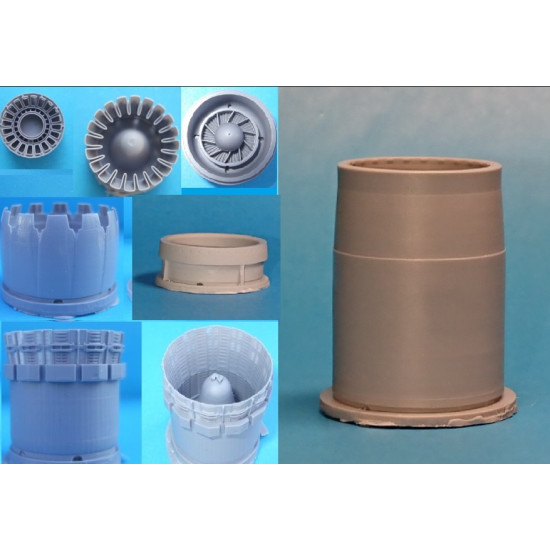 Katran 4883 1/48 F-15ex Eagle 2 Exhaust Nozzles Engine F-110-ge-129 Opened For Revell Katran 4883 1/48 F-15ex Eagle 2 Exhaust Nozzles Engine F-110-ge-129 Opened For Revell