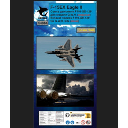 Katran 4884 1/48 F-15ex Eagle 2 Exhaust Nozzles Engine F-110-ge-129 Closed For Gwh