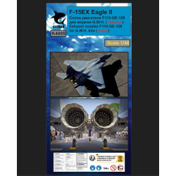 Katran 4885 1/48 F-15ex Eagle 2 Exhaust Nozzles Engine F-110-ge-129 Opened For Gwh