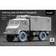 Scalex Wm-35023s 1/35 Unimog 404 11 0r20 X Sagged V2 Sagged Wheel Set