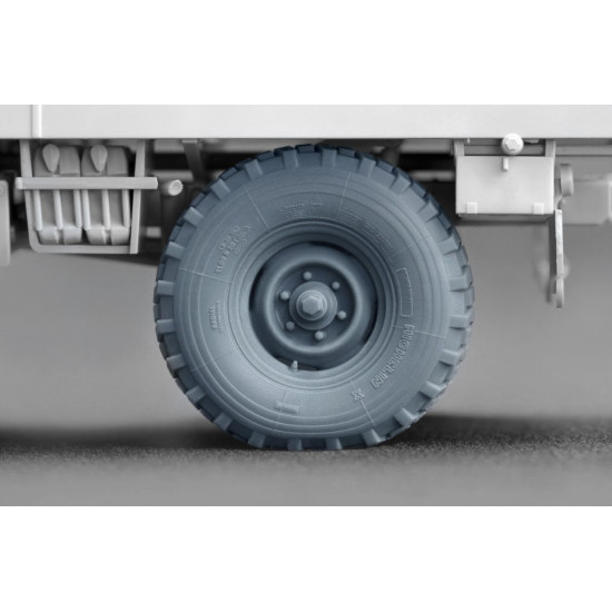 Scalex Wm-35023s 1/35 Unimog 404 11 0r20 X Sagged V2 Sagged Wheel Set