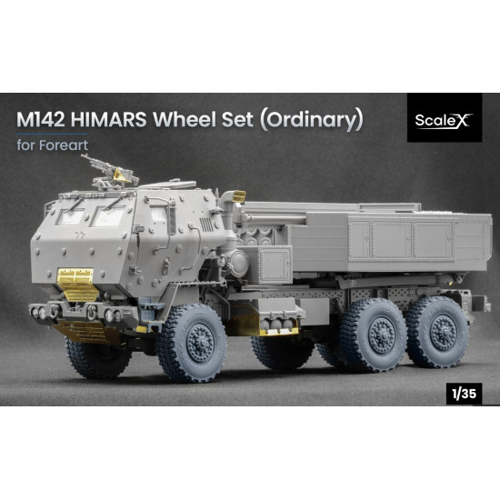 Scalex Wm-35024 1/35 Himars Ordinary Wheel Set For Foreart Scalex Wm-35024 1/35 Himars Ordinary Wheel Set For Foreart