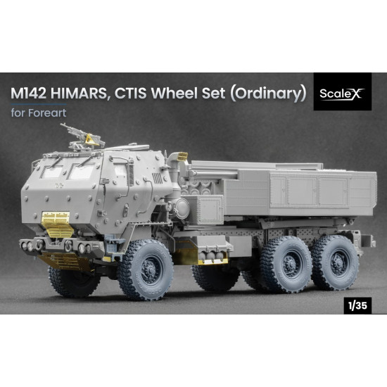 Scalex Wm-35025 1/35 Himars Ctis Ordinary Wheel Set For Foreart Scalex Wm-35025 1/35 Himars Ctis Ordinary Wheel Set For Foreart