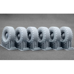 Scalex Wm-35025s 1/35 Himars Ctis Sagged Wheel Set For Foreart