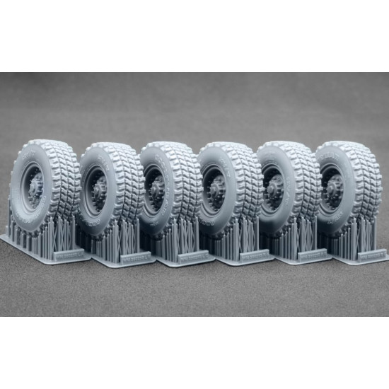 Scalex Wm-35025s 1/35 Himars Ctis Sagged Wheel Set For Foreart