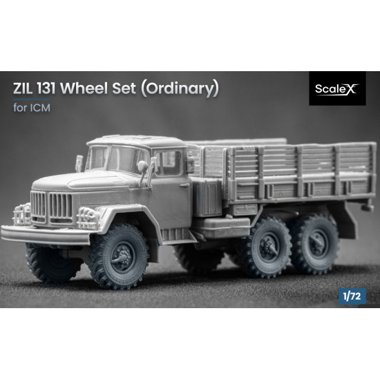 Scalex Wm-72001 1/72 Zil 131 Ordinary Wheel Set For Icm