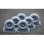 Scalex Wm-72003s 1/72 Himars Ctis Sagged Wheel Set For Foreart And Meng