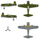 Dora Wings 72040 1/72 Vultee P-66 Vanguard Plastic Model Kit