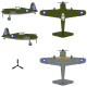Dora Wings 72040 1/72 Vultee P-66 Vanguard Plastic Model Kit