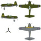 Dora Wings 72040 1/72 Vultee P-66 Vanguard Plastic Model Kit