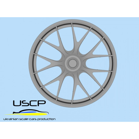 Uscp 24p169 1/24 Porsche 918 Weissach Magnesium Wheels 20/21 Resin Model Uscp 24p169 1/24 Porsche 918 Weissach Magnesium Wheels 20/21 Resin Model