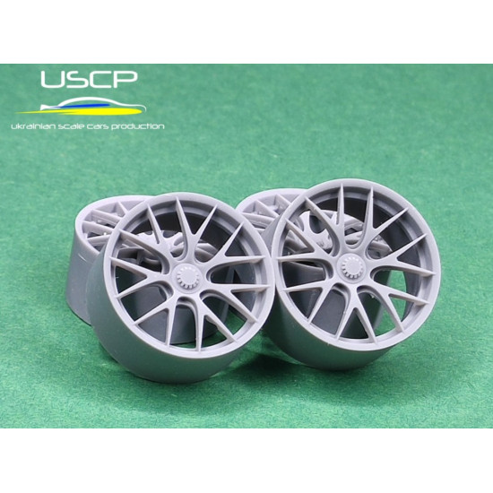 Uscp 24p169 1/24 Porsche 918 Weissach Magnesium Wheels 20/21 Resin Model Uscp 24p169 1/24 Porsche 918 Weissach Magnesium Wheels 20/21 Resin Model