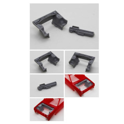 Diolex Dp24046 1/24 3d Print Transkit Lhd Dashboard With Engine Bay Toyota Starlet Kp61 For Hasegawa