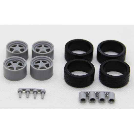 Diolex Dp24157 1/24 Wheels 17 Inch Oz Mito For Tamiya Fujimi Aoshima Revell