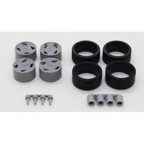 Diolex Dp24160 1/24 Wheels 17 Inch Kelleners Sport E36 For Tamiya Fujimi Aoshima Revell
