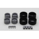 Diolex Dp24162 1/24 Wheels 17 Inch Banded Steels Ultra Deep For Tamiya Fujimi Aoshima Revell