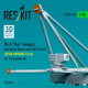 Reskit Rsu35-0035 1/35 Mi-8 Hip Weapon Mounting Frame With Bd3-57krv Ussr/Ukraine Early For Trumpeter Kit 2 Pcs