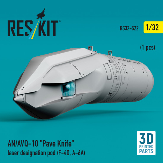 Reskit Rs32-0522 1/32 An/Avq-10 Pave Knife Laser Designation Pod 1 Pcs F-4d A-6a