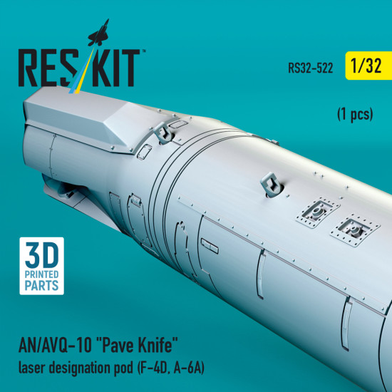 Reskit Rs32-0522 1/32 An/Avq-10 Pave Knife Laser Designation Pod 1 Pcs F-4d A-6a