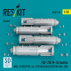 Reskit Rs32-0565 1/32 FAB250 М54 bombs 4 pcs