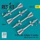 Reskit Rs32-0577 1/32 R-27ep Aa-10 Alamo-f Missiles 4 Pcs Mig-29, Su-27, Yak-141