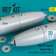 Reskit Rs32-0603 1/32 Mark 77 Napalm Bombs Mod.2 2pcs Resin Kit Reskit Rs32-0603 1/32 Mark 77 Napalm Bombs Mod.2 2pcs Resin Kit