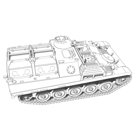 Ace 72448 1/72 Amx Vci French Apc Plastic Model Kit