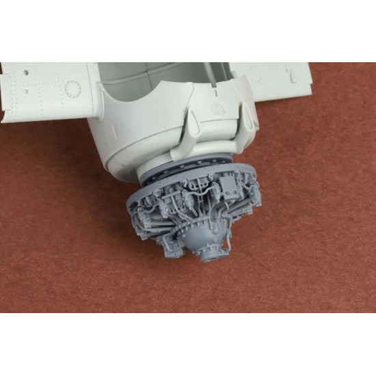 Sbs 48099 1/48 F4f-4 Wildcat Engine Set For Academy Kit