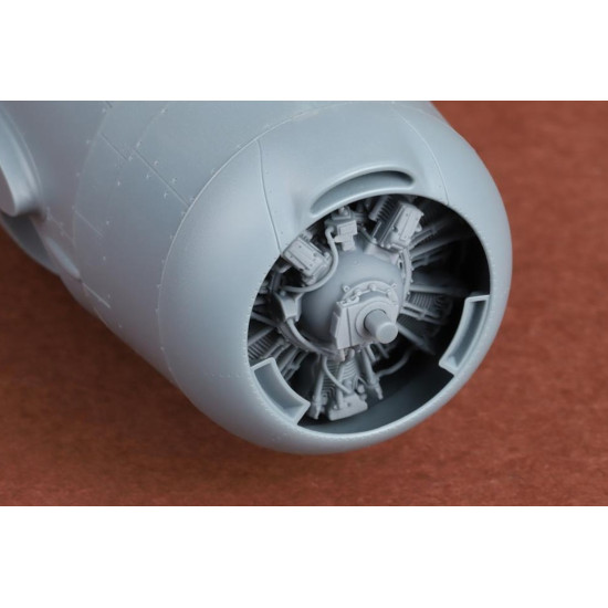 Sbs 48100 1/48 F4f-4 Wildcat Engine Set For Eduard Kit