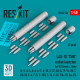 Reskit Rs48-0534 1/48 Lau-10 Zuni Rocket Launcher For Us Army And Navy 2 Pcs