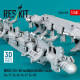 Reskit Rs48-0556 1/48 Mbd3-u6-68 Multiple Bombs Racks 2 Pcs Su-17, Su-24, Su-27, Su-30 Reskit Rs48-0556 1/48 Mbd3-u6-68 Multiple Bombs Racks 2 Pcs Su-17, Su-24, Su-27, Su-30
