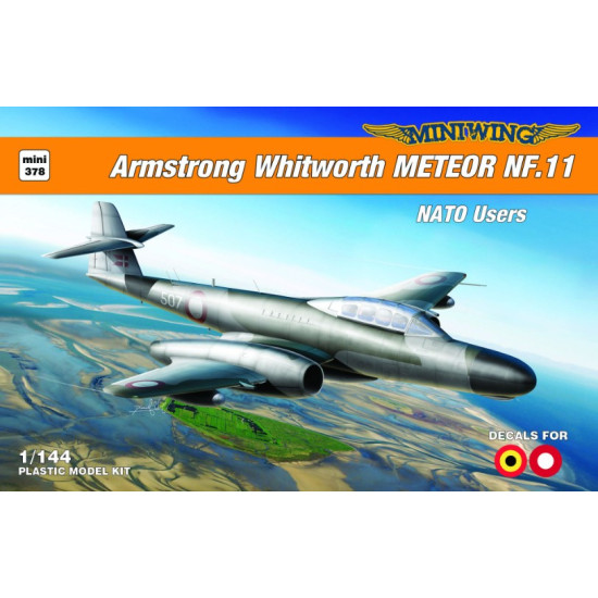 Miniwing 378 1/144 Amstrong Withworth Meteor Nf 11 / Nato Users Plastic Model Kit
