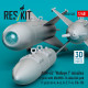 Reskit Rs48-0562 1/48 Agm-62 Walleye I Missiles 2 Pcs With An/Awg-16 Data Link Pod 1 Pcs Reskit Rs48-0562 1/48 Agm-62 Walleye I Missiles 2 Pcs With An/Awg-16 Data Link Pod 1 Pcs