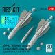 Reskit Rs48-0563 1/48 Agm-62 Walleye Ii Missiles 2 Pcs With An/Awg-16 Data Link Pod 1 Pcs Reskit Rs48-0563 1/48 Agm-62 Walleye Ii Missiles 2 Pcs With An/Awg-16 Data Link Pod 1 Pcs