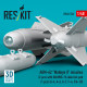 Reskit Rs48-0563 1/48 Agm-62 Walleye Ii Missiles 2 Pcs With An/Awg-16 Data Link Pod 1 Pcs Reskit Rs48-0563 1/48 Agm-62 Walleye Ii Missiles 2 Pcs With An/Awg-16 Data Link Pod 1 Pcs