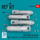 Reskit RS48-0565 1/48 FAB-250 М-54 bombs 4 pcs Resin kit