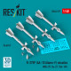 Reskit Rs48-0577 1/48 R-27ep Aa-10 Alamo-f Missiles 4 Pcs Reskit Rs48-0577 1/48 R-27ep Aa-10 Alamo-f Missiles 4 Pcs