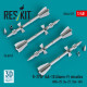 Reskit Rs48-0577 1/48 R-27ep Aa-10 Alamo-f Missiles 4 Pcs Reskit Rs48-0577 1/48 R-27ep Aa-10 Alamo-f Missiles 4 Pcs