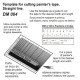 Dan Models N004 Template For Cutting Painters Tape Straight Line Material - Alpaka 0/4mm Nickel Dan Models N004 Template For Cutting Painters Tape Straight Line Material - Alpaka 0/4mm Nickel