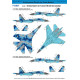 Foxbot 48-094 1/48 Ukrainian Su-27 And Su-27ub With Flora Camouflage For Academy Eduard Great Wall Hobby Hobbyboss Kitty Hawk Kits Foxbot 48-094 1/48 Ukrainian Su-27 And Su-27ub With Flora Camouflage For Academy Eduard Great Wall Hobby Hobbyboss Kitty Hawk Kits