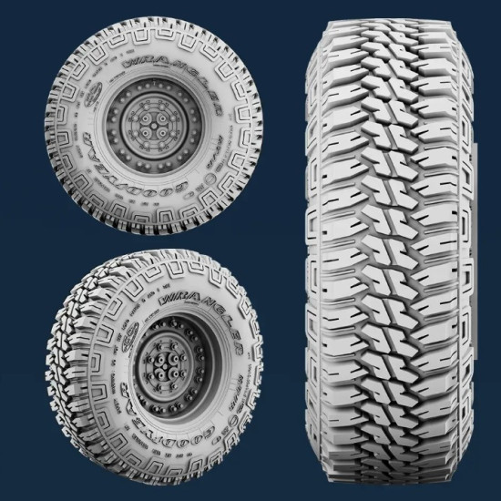 Spalah 26435 1/35 Set Of Scale Models Wheels Goodyear Wrangler For Hmmwv Military Trucks With 24 Bolts 5 Pcs Spalah 26435 1/35 Set Of Scale Models Wheels Goodyear Wrangler For Hmmwv Military Trucks With 24 Bolts 5 Pcs